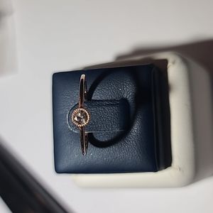 14KT rose gold and diamond ring